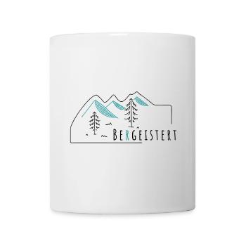 Bergeistert Berge Wandern Bergsport Alpin - Tasse - Weiß - Vorne