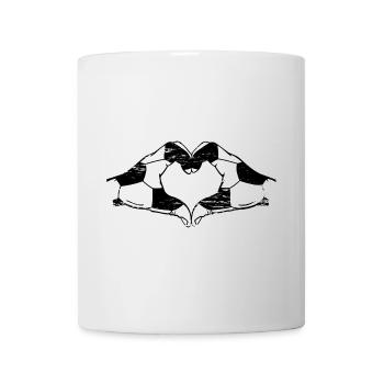 Soccer Heart Hands Used - Mug - white - Front