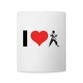 I love Karate Girl - Martial Arts Design - Mug - white - Front