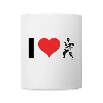 I love Karate - Martial Arts Design - Tasse - Weiß - Vorne