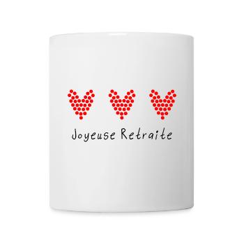 RUHESTAND. RUHESTAND. PENSIONIERT. RUHESTAND - Tasse - Weiß - Vorne