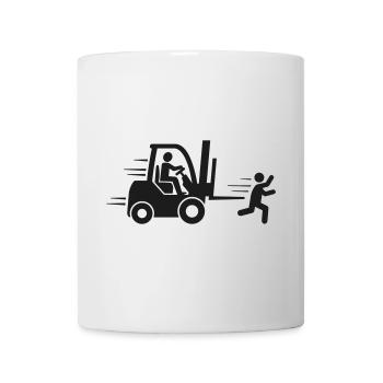 Gabelstapler Lagerarbeiter Staplerfahrer Lagerist - Tasse - Weiß - Vorne