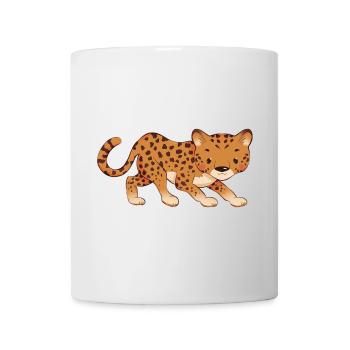 Leopard - Tasse - Weiß - Vorne