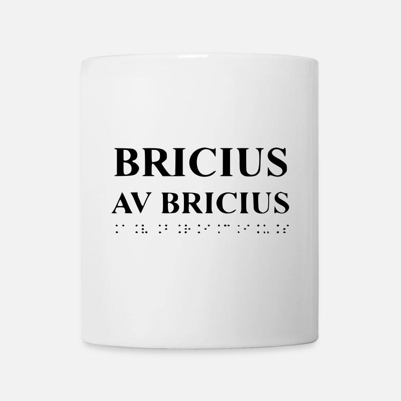 Expression abstraite aux couleurs vives - Mug blanc - blanc