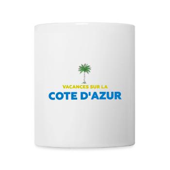 Holidays on the French Riviera - Mug - white - Front