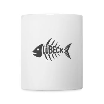 Lübecker Fischgrät - Tasse - Weiß - Vorne