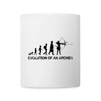 Entwicklung eines Bogenschützen - Tasse - Weiß - Vorne