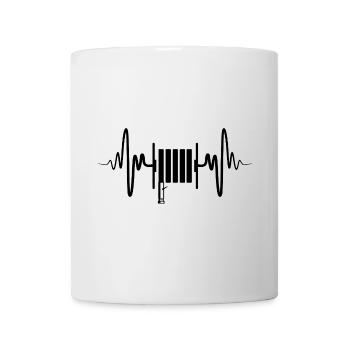 Fire Hose Heart Line - Mug - white - Front