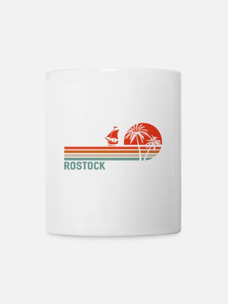 Rostocker Sunset Vibes - Tasse - Weiß
