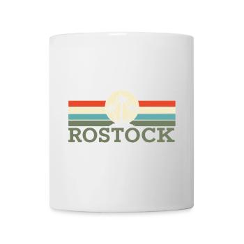 Rostock Retro Palms - Tasse - Weiß - Vorne