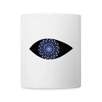 schützendes Auge - Tasse - Weiß - Vorne