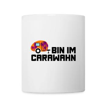 Caravan Palmen Wohnwagen Urlaub Camping Camper - Tasse - Weiß - Vorne