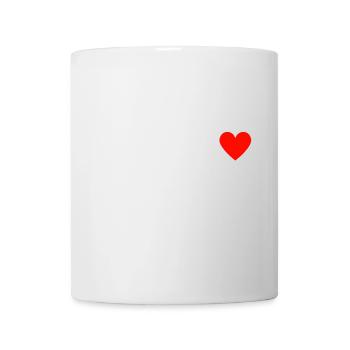 Heartbeat Heart Love Illustration - Mug - white - Front