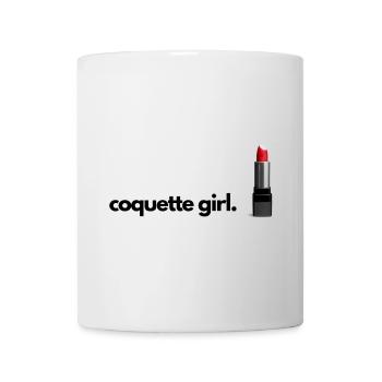 Coquette girl trousse kit tudiante - Mug blanc - blanc - Devant