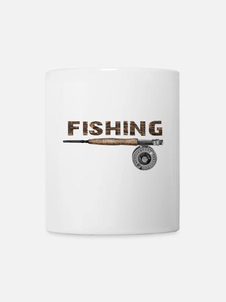 Fly fishing - Tasse - Weiß