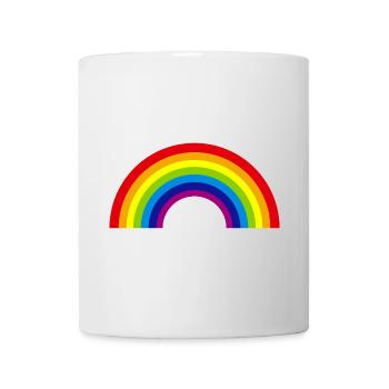 regenbogen - Tasse - Weiß - Vorne