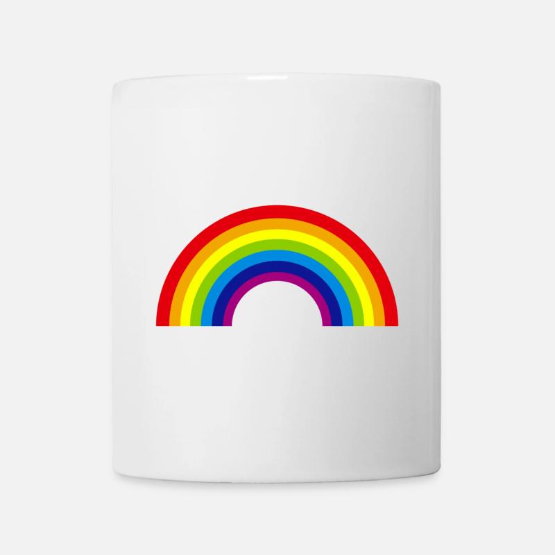 arc-en-ciel - Mug blanc - blanc