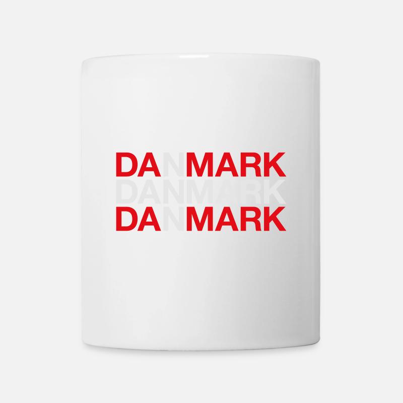 Danmark Denmark Dänemark Flagge - Tasse - Weiß