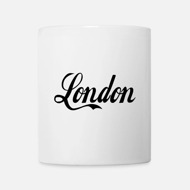 London - couleur personnalisable - Mug blanc - blanc