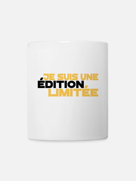 je suis une édition limitée,message,drôle - Mug blanc - blanc