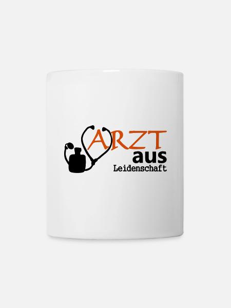 Arzt aus Leidenschaft Geschenk - Tasse - Weiß