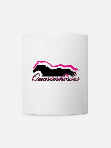 Quarterhorses - Tasse - Weiß