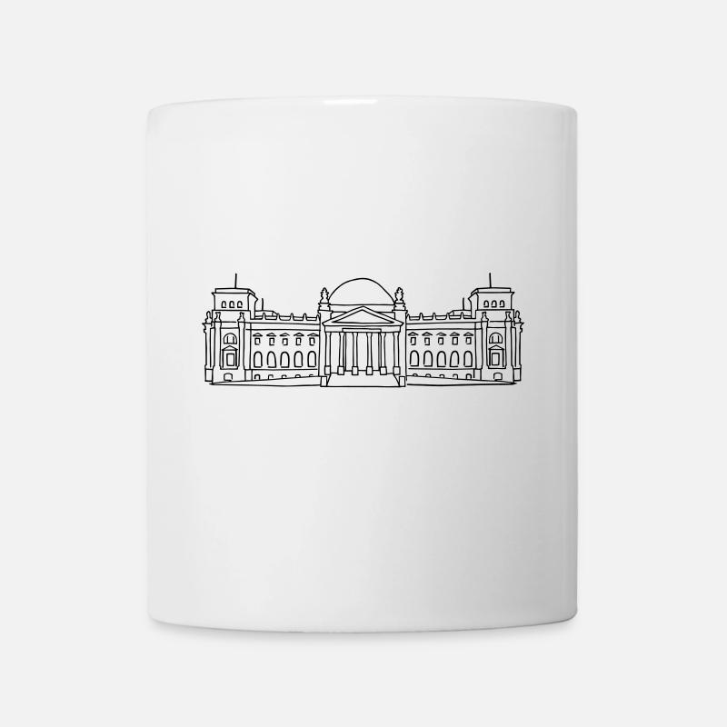 Palais du Reichstag à Berlin - Mug blanc - blanc