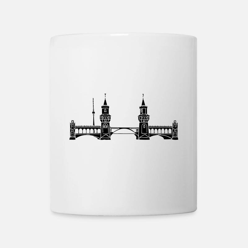 Oberbaumbrücke Berlin 2 - Tasse - Weiß