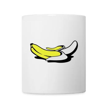 Nacked Banana | Nackte Banane - Mug blanc - blanc - Devant