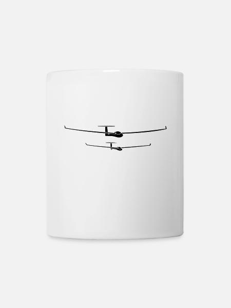 deux planeurs - Mug blanc - blanc