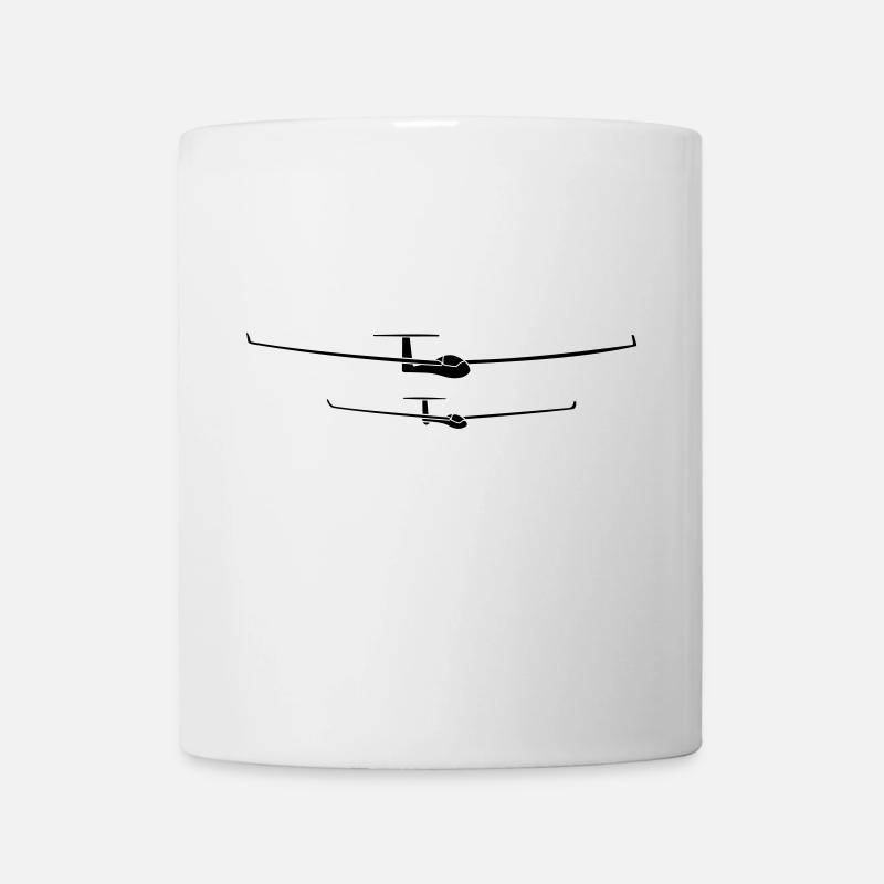 glider pilot tshirt - Mug - white