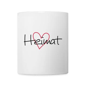 maison de coeur - Mug blanc - blanc - Devant