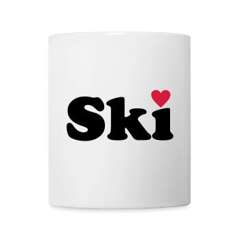 Ski - Tasse - Weiß - Vorne