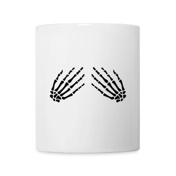 skelet_hand_vector - Tasse - Weiß - Vorne