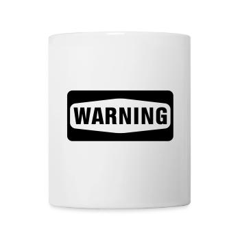 Warning - Mug - white - Front