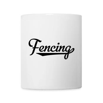 2541614 15587940 fencing - Mug blanc - blanc - Devant
