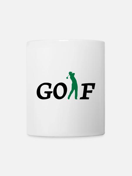 golf - Mug blanc - blanc