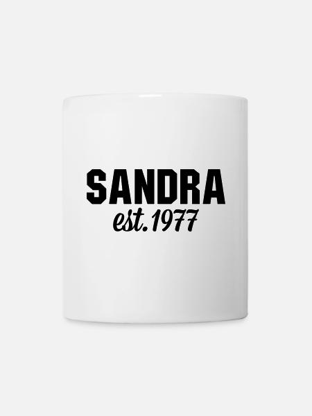Sandra est 1977 - Tasse - Weiß