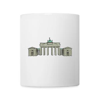 Brandenburg Gate BERLIN c - Mug - white - Front