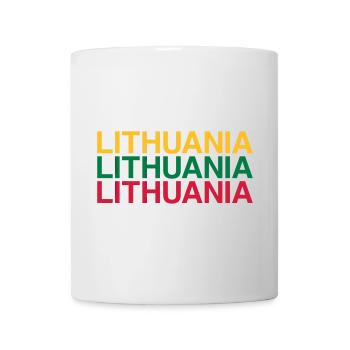 LITHUANIA Lithuania flag - Mug - white - Front