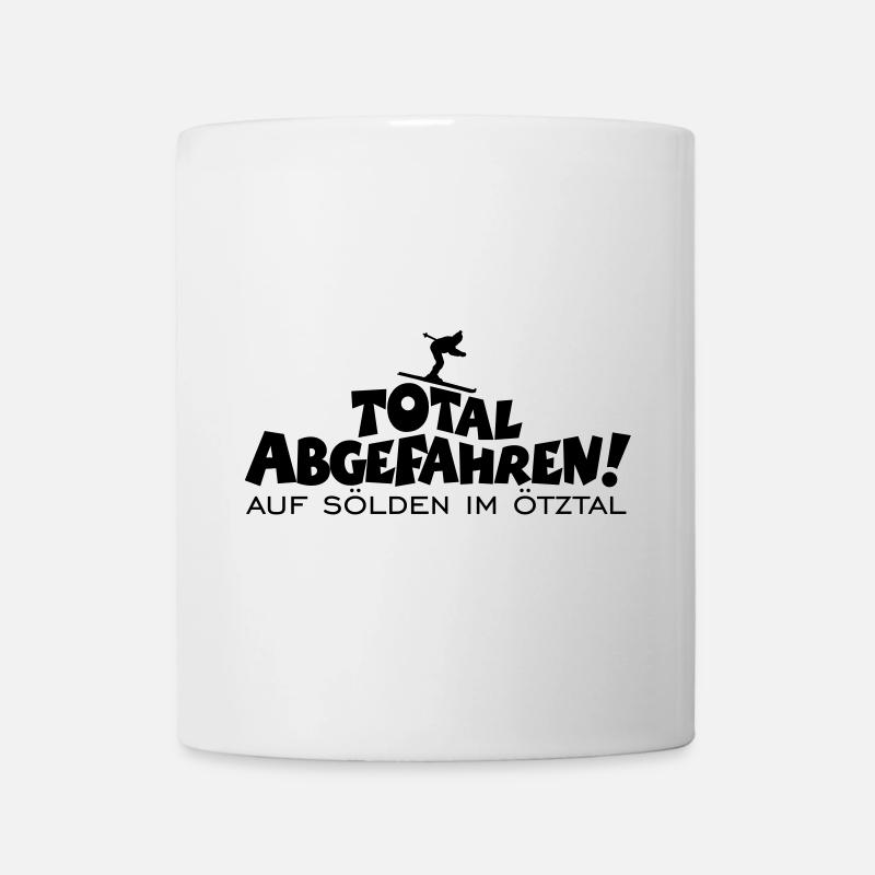Total Abgefahren auf Sölden im Ötztal Ski - Tasse - Weiß