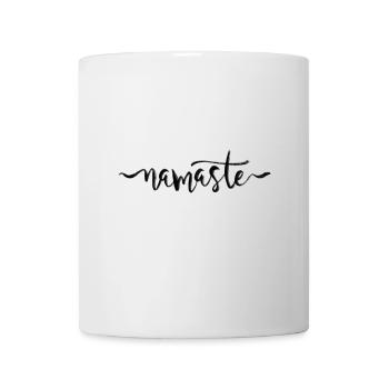 namaste - Tasse - Weiß - Vorne