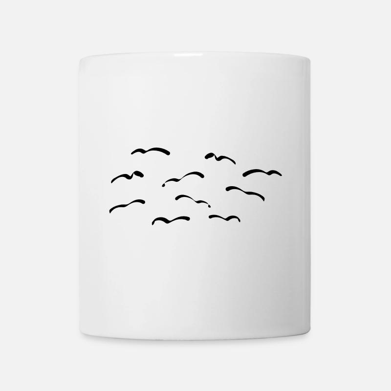 Vögel - Tasse - Weiß