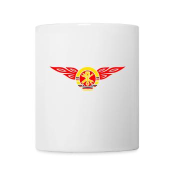 Car flames crest 3c - Mug - white - Front