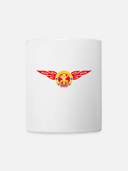Car flames crest 3c - Mug - white