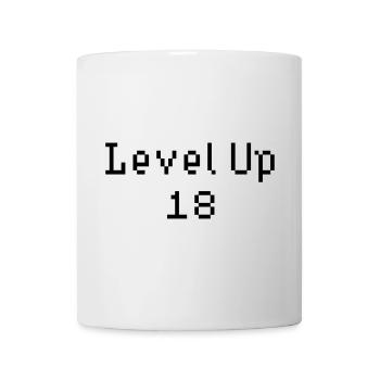 Level Up - 18th Birthday - Mug - white - Front