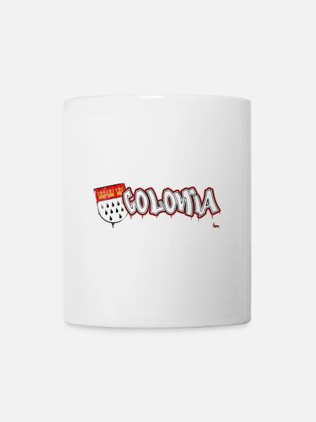 Colonia Graffiti - Tasse - Weiß