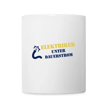 Electrician under continuous current - Mug - white - Front