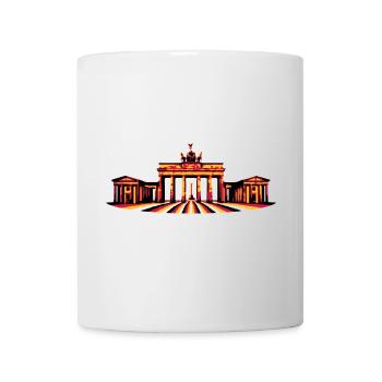 Brandenburger Tor (Berlin / Deutschland) - Tasse - Weiß - Vorne