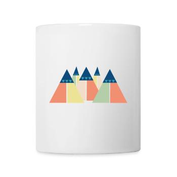 bunte - Tasse - Weiß - Vorne